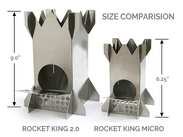 Rocket King Size Comparison